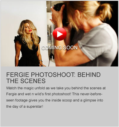 Fergie Photoshoot: Behind the Scenes